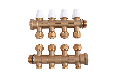 Brass Manifold with Valves for Water Distribution: Port Count, Flow Control and Customization